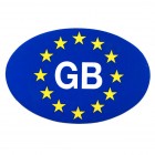 GB European Union Self Adhesive Sticker